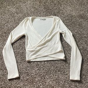 Abercrombie wrap top